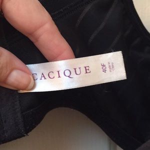 Cacique Intimates & Sleepwear - 40 F cacique black with white stripes Cacique Intimates & Sleepwear - 40 F cacique black with white stripes
